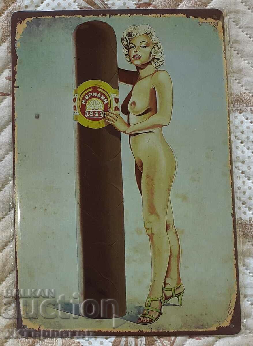 Auction Sign metal new beer beer ex rock Pura Marilyn Auction Sign metal new beer beer ex rock Pura Marilyn