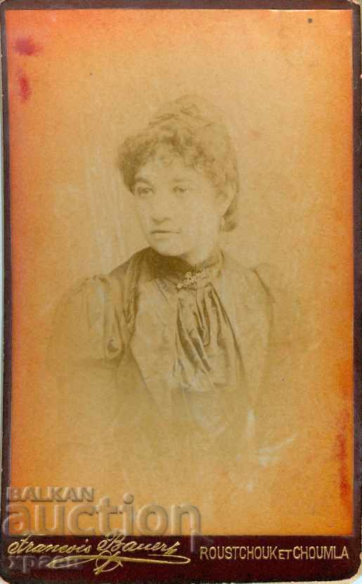 OLD PHOTOGRAPH - CARDBOARD - FRANÇOIS BAUER – RUSE - M0929