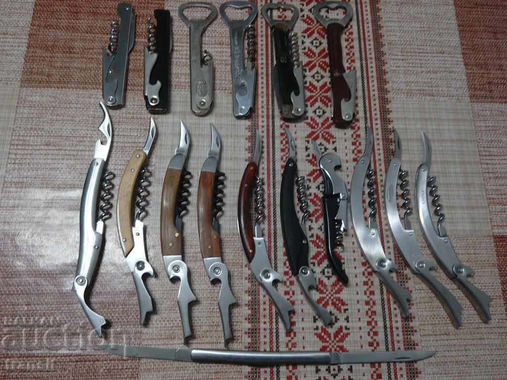 Corkscrews, professional wine, sommelier 17 pcs. - 5 Corkscrews, professional wine, sommelier 17 pcs. - 5