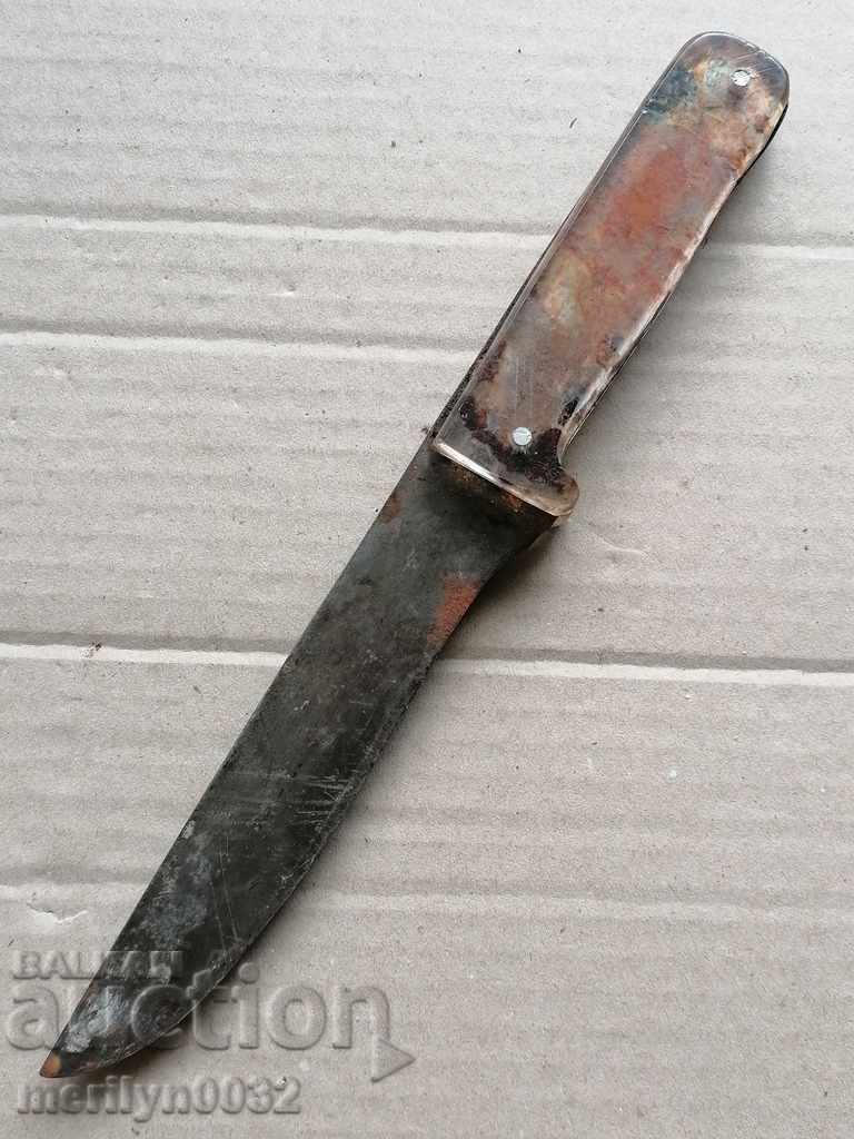 Cuțit vechi cu pumnal - 6