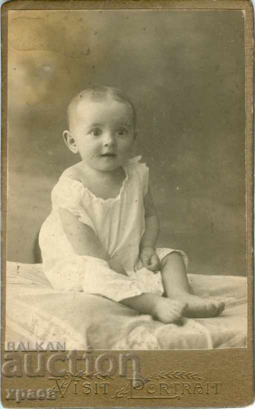 OLD PHOTOGRAPH - CARDBOARD - F. GRABNER – SOFIA – M1127