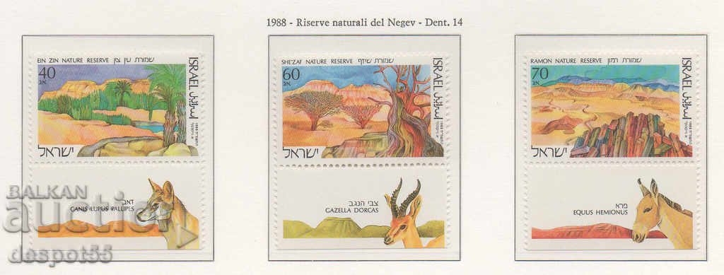 1988. Израел. Природни резервати в Негев.