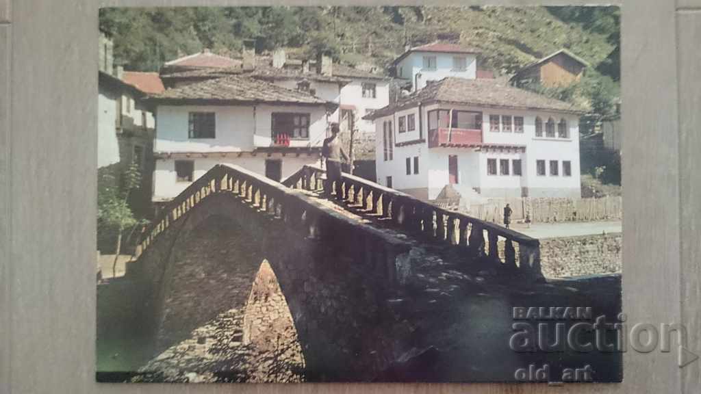 Postcard - Shiroka Laka village Postcard - Shiroka Laka village