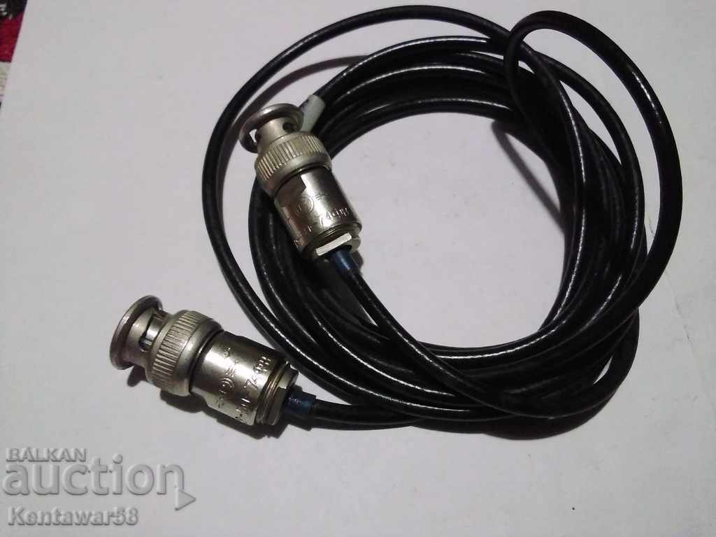 Conector radiofrecvență SR-50-74 PV cu cablu 2m.