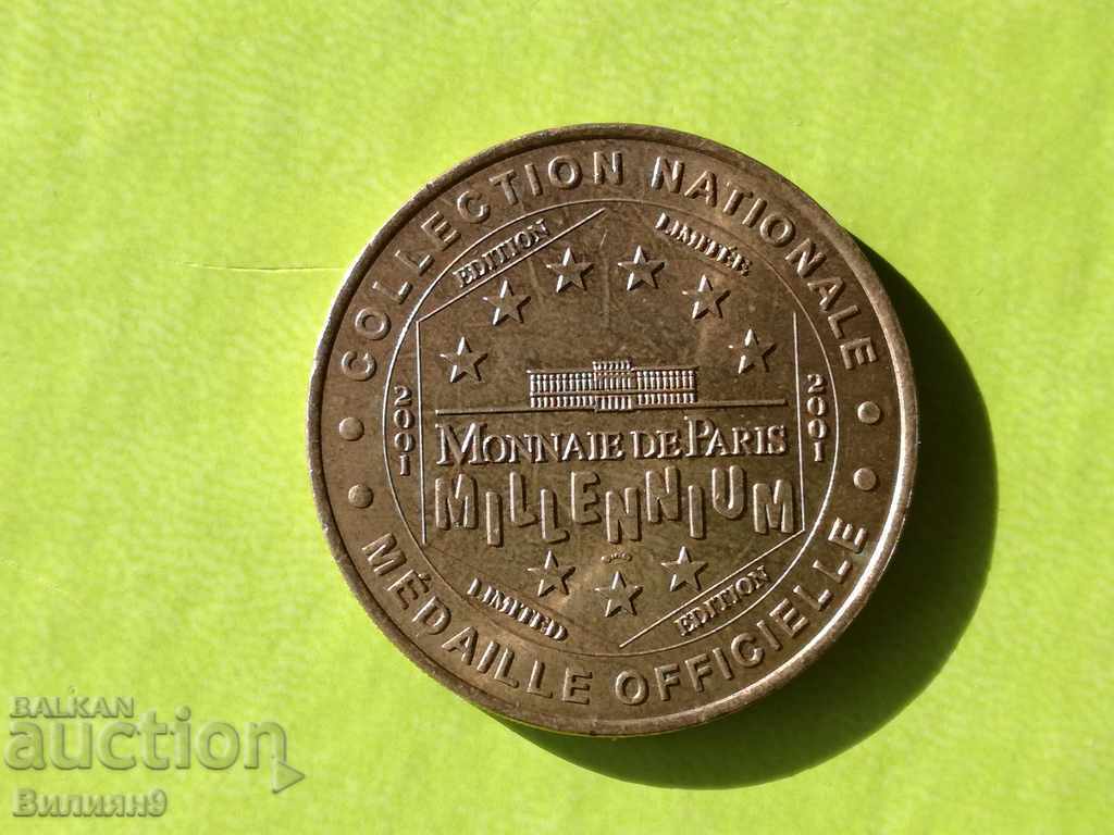 Medal, badge: '' Millennium 2001 / Chateau Versailles ''
