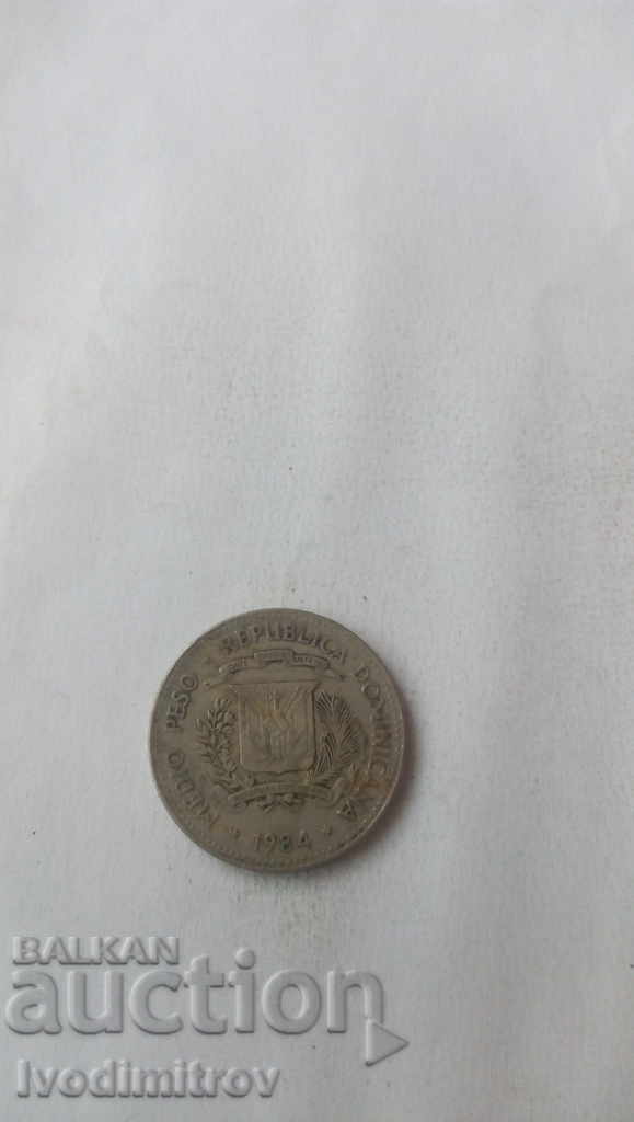 Dominican Republic 1/2 pesos 1984