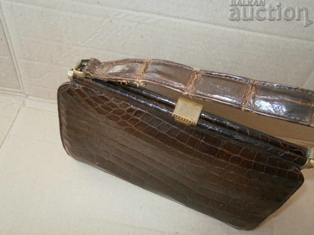 Crocodile leather crocodile bag