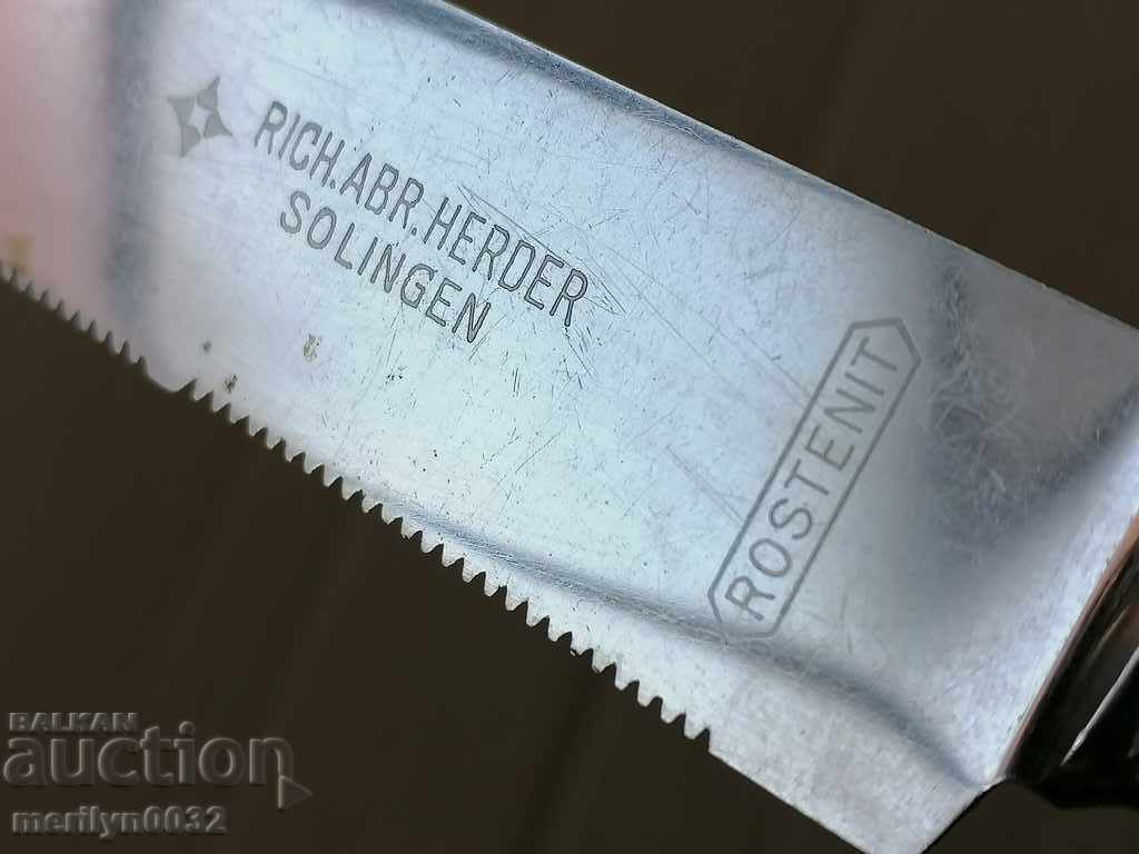 Auction German knife Solingen blade RARE Auction German knife Solingen blade RARE