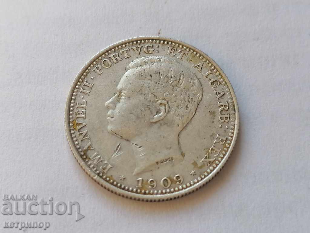 200 reĭsa Πορτογαλίας 1909 ασημένια με τιμή € 15.00 | 29.34 BGN 200 reĭsa Πορτογαλίας 1909 ασημένια με τιμή € 15.00 | 29.34 BGN
