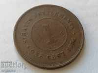 1 cent setlements drepte 1897