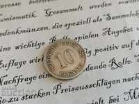 Κέρμα Ράιχ - Γερμανία - 10 pfennigs 1875; σειρά Α