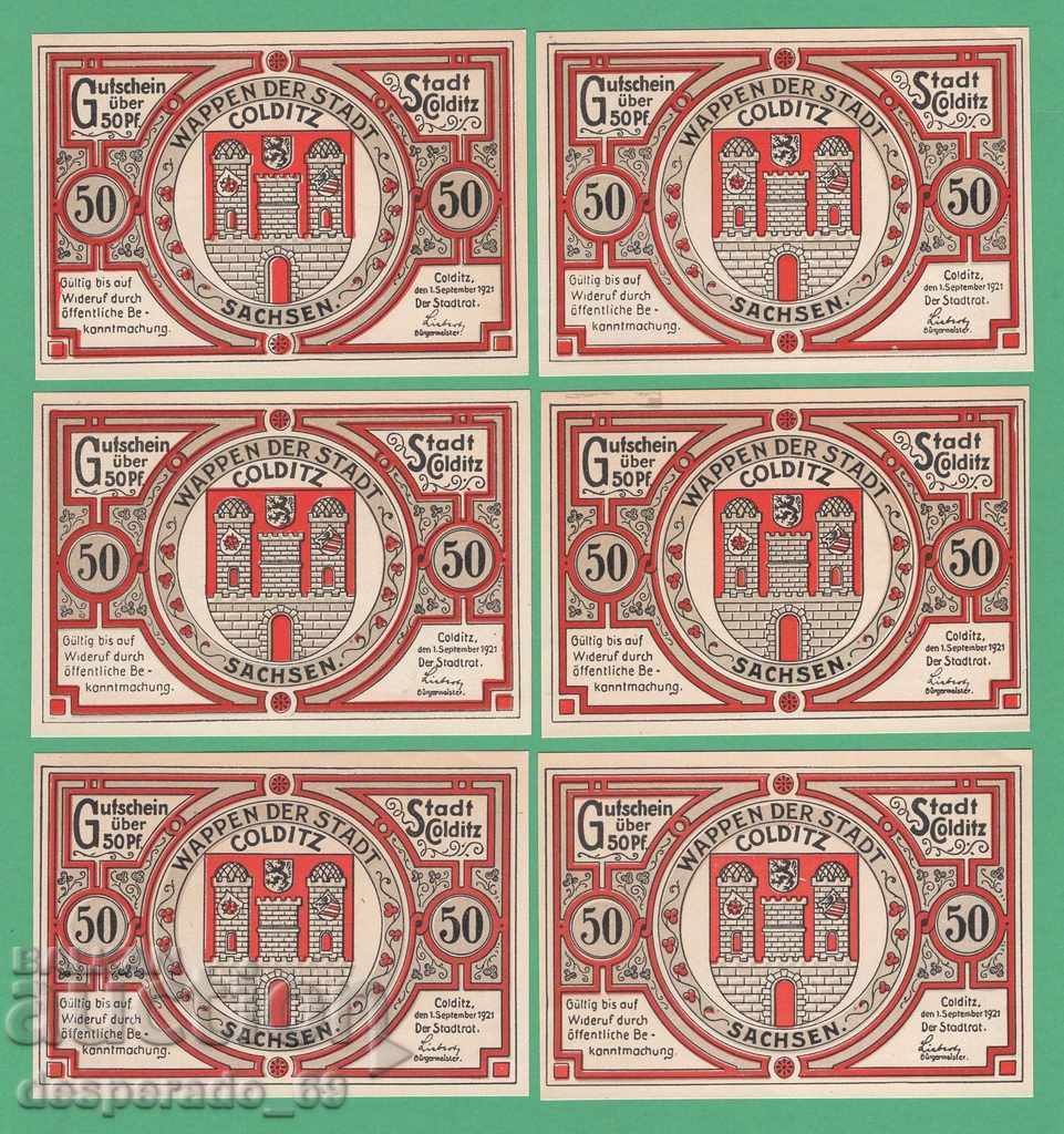 (¯` '• .¸NOTGELD (c. Colditz) 1921 UNC -6 Banknote¸. •' ´¯) with price 17.40 BGN | € 8.90 (¯` '• .¸NOTGELD (c. Colditz) 1921 UNC -6 Banknote¸. •' ´¯) with price 17.40 BGN | € 8.90