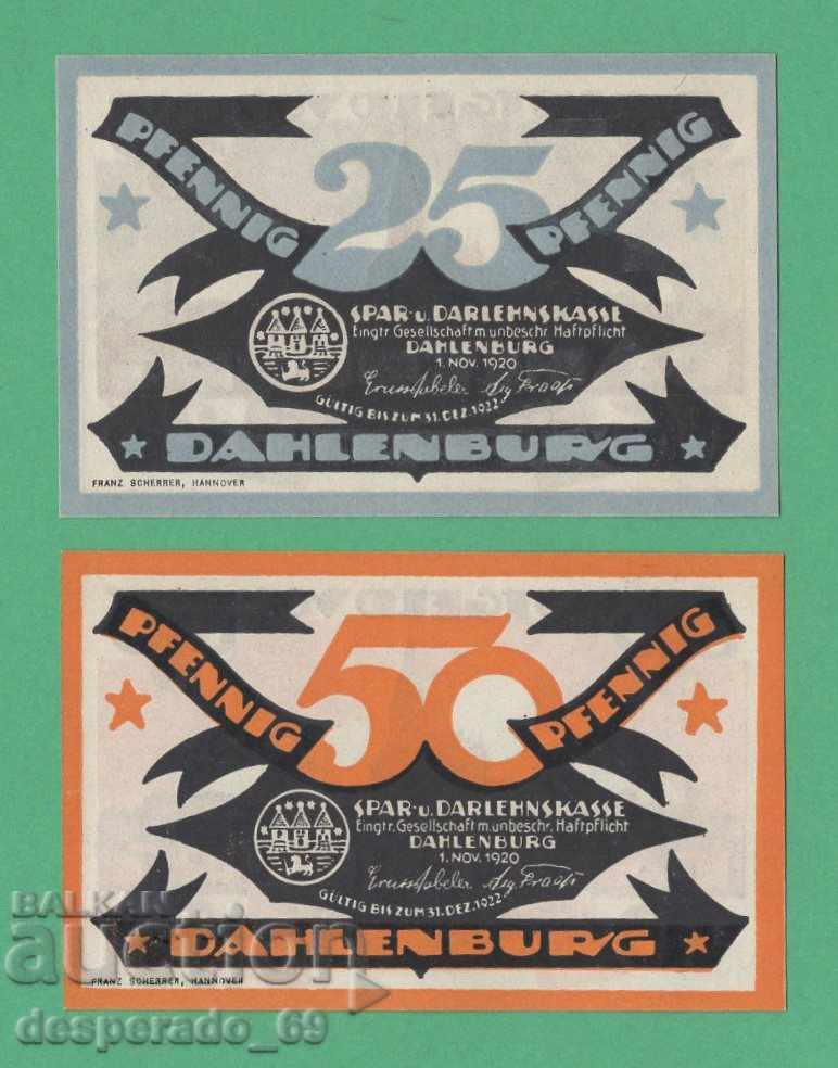 (¯` '• .¸NOTGELD (Dahlenburg) 1920 UNC -2 banknotes' ´¯) with price 4.60 BGN | € 2.35 (¯` '• .¸NOTGELD (Dahlenburg) 1920 UNC -2 banknotes' ´¯) with price 4.60 BGN | € 2.35