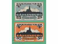 (¯` '• .¸NOTGELD (Dahlenburg) 1920 UNC -2 banknotes' ´¯)
