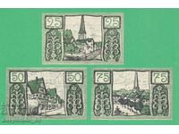 (¯`'•.¸NOTGELD (гр. Holzminden) 1922 UNC -3 бр.банкноти '´¯)