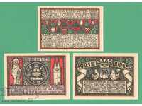 (¯`'•.¸NOTGELD (гр. Saarburg) 1921 UNC -6 бр.банкноти¸.•'´¯)