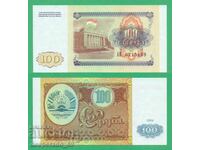 (¯`'•.¸   ТАДЖИКИСТАН  100 рубли 1994  UNC   ¸.•'´¯)