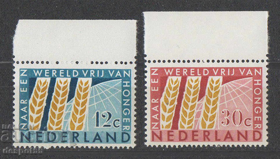 1963. Olanda. FAO - Lupta împotriva foamei.