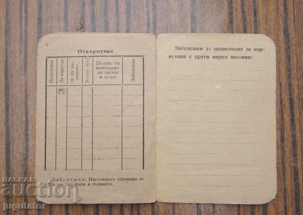 Delivery of old military book for driving a chain machine Delivery of old military book for driving a chain machine