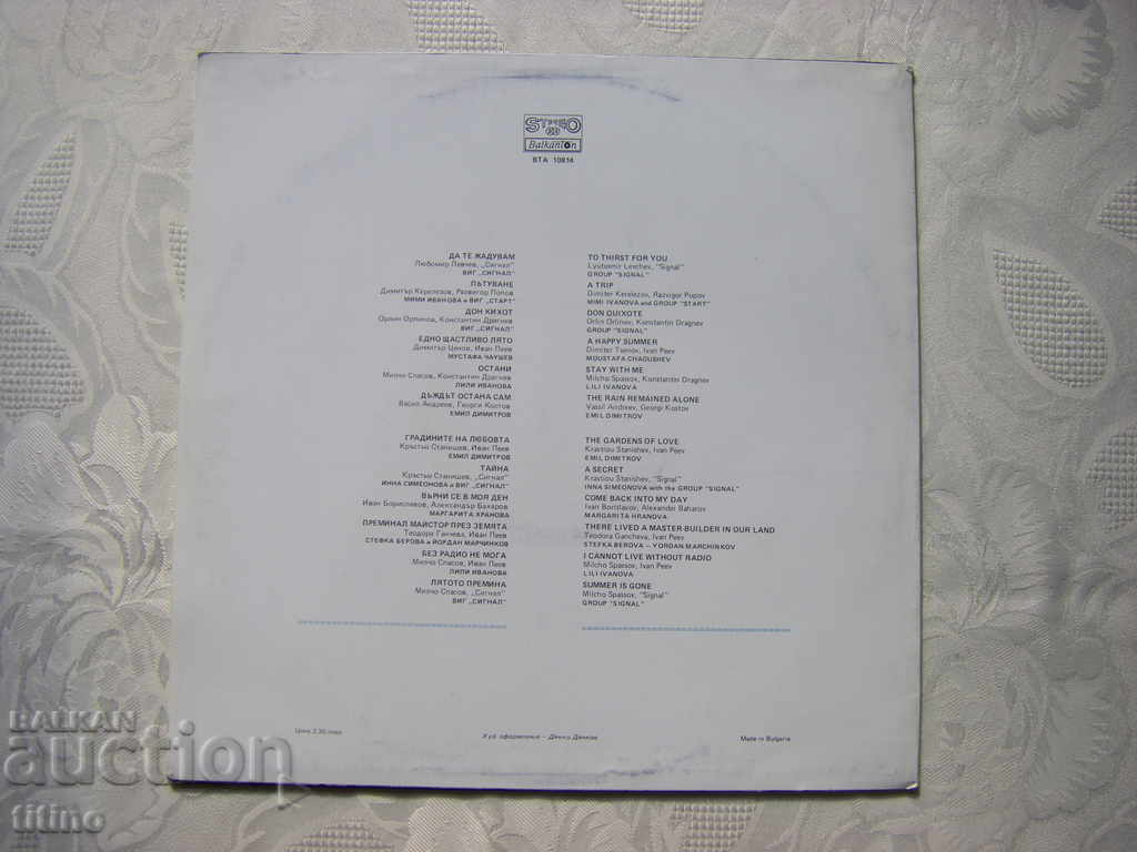 Delivery of WTA 10814 - Georgi Kostov. Selected songs Delivery of WTA 10814 - Georgi Kostov. Selected songs