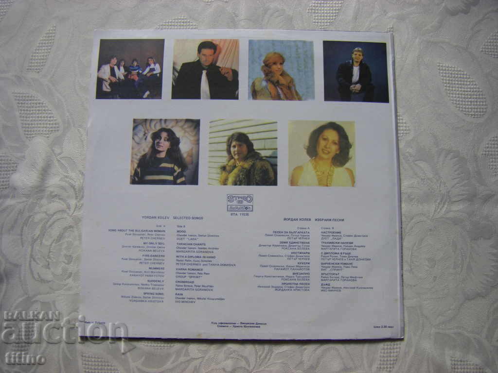 Delivery of WTA 11535 - Selected songs. Jordan Kolev Delivery of WTA 11535 - Selected songs. Jordan Kolev