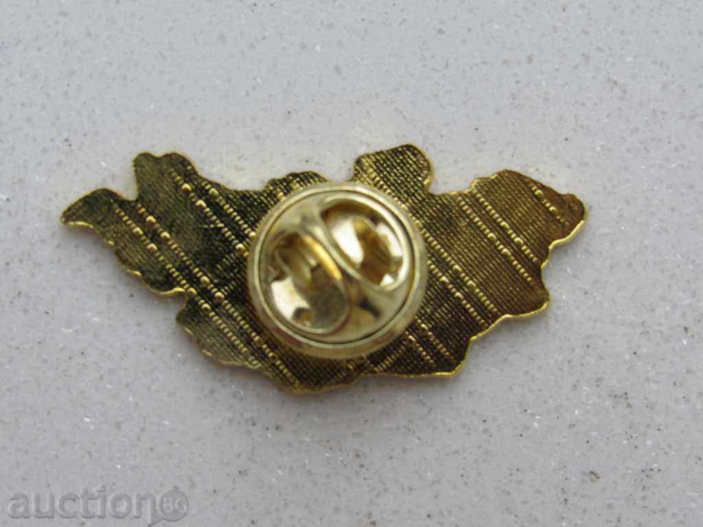 Mongolia badge card with price 7.00 BGN | € 3.58 Mongolia badge card with price 7.00 BGN | € 3.58