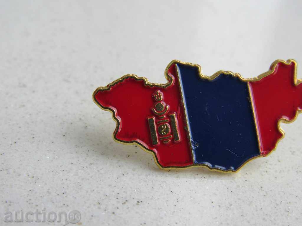 Delivery of Mongolia badge card Delivery of Mongolia badge card
