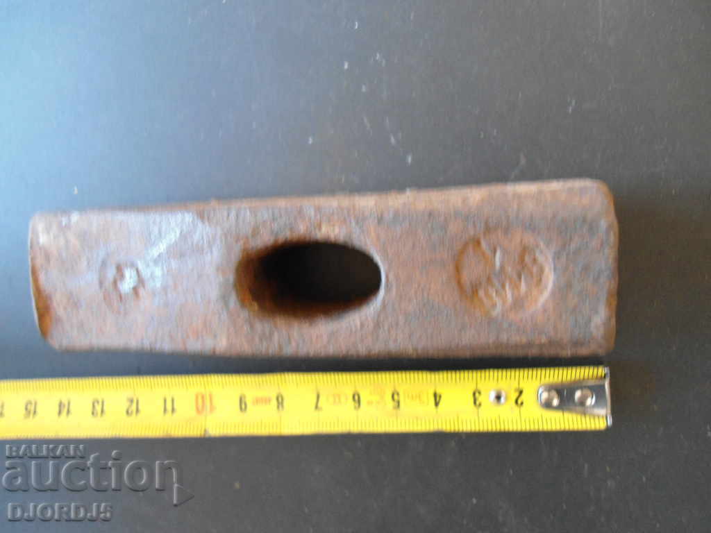 Old hammer, 0.900 kg, markings - 5 Old hammer, 0.900 kg, markings - 5