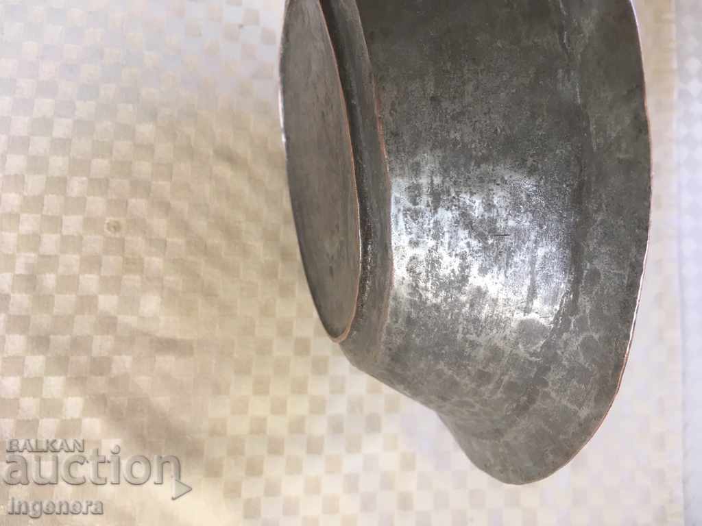 TAS VAS VASE BOL DIN CUPRU DIN SECOLUL AL XIX-LEA - 5