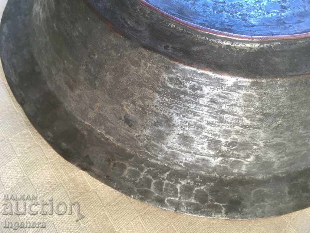 TAS VAS VASE BOL DIN CUPRU DIN SECOLUL AL XIX-LEA - 6