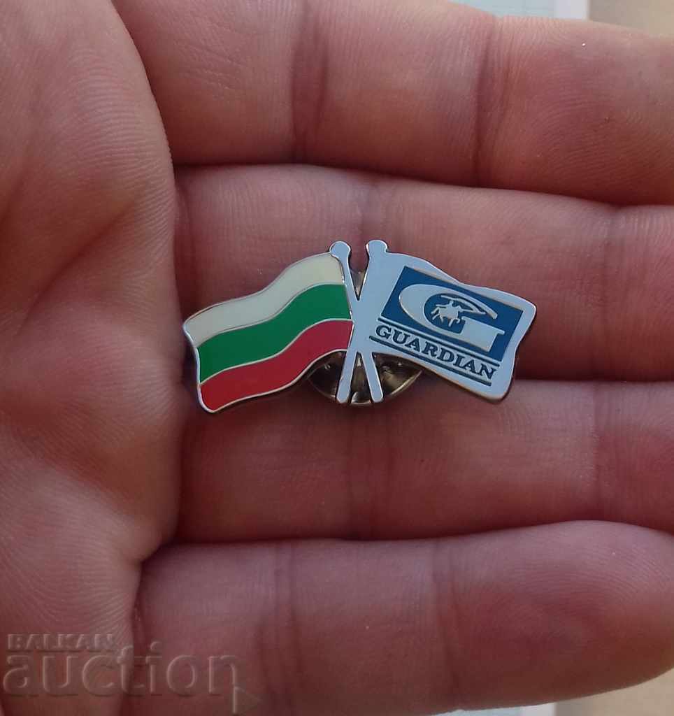 Auction 9520 Badges - Bulgaria flag Guardian - clip Auction 9520 Badges - Bulgaria flag Guardian - clip