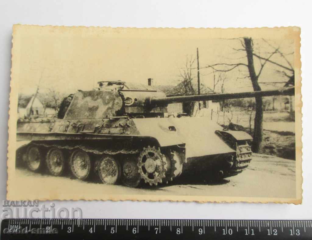 Old military photo photograph of a German WWII tank with price 30.00 BGN | € 15.34 Old military photo photograph of a German WWII tank with price 30.00 BGN | € 15.34