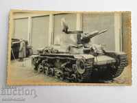 Old military photo photograph of a German WWII tank