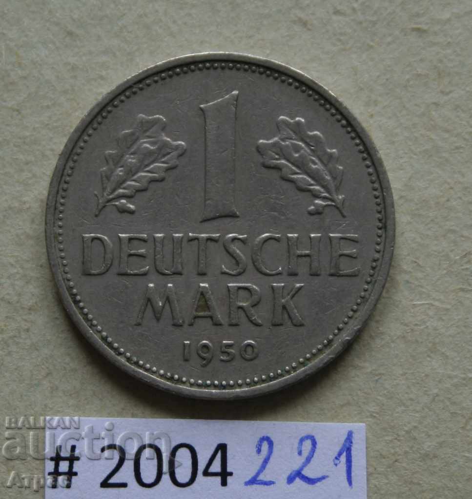 1 σφραγίδα 1950 D Γερμανία
