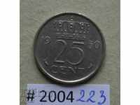 25 σεντ 1950 Ολλανδία