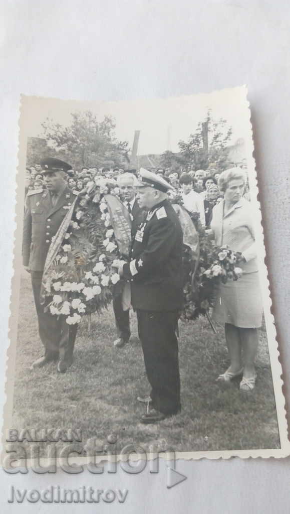 Foto Viceamiral sovietic în vizită în Bulgaria