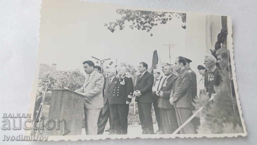 Photo Soviet Vice Admiral visiting Bulgaria