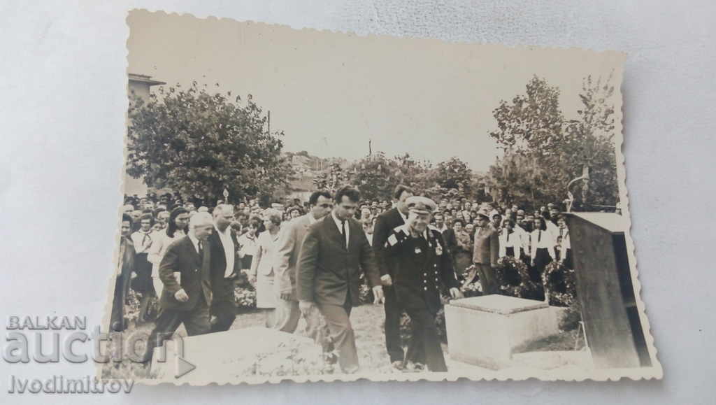 Foto Viceamiral sovietic în vizită în Bulgaria