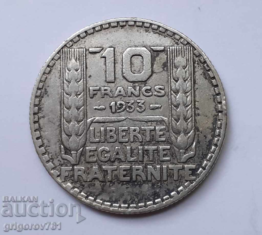 10 Franci Argint Franta 1933 - Moneda de argint #2