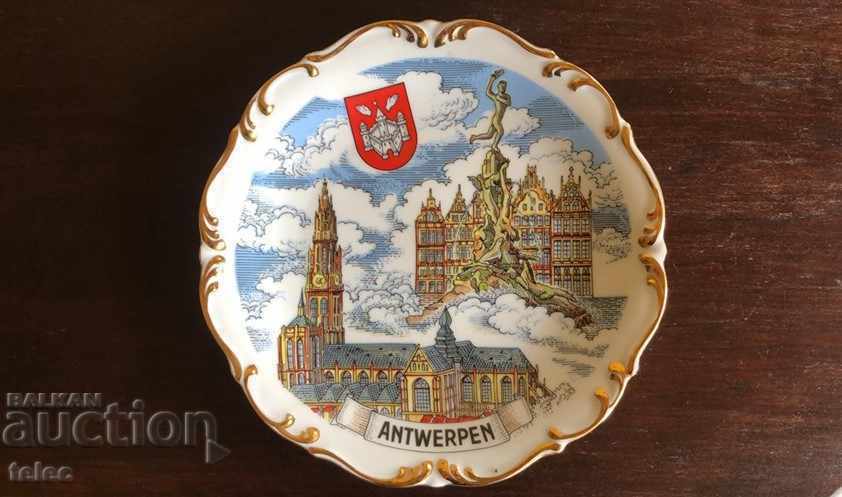 Decorative plate Antwerp with price 14.00 BGN | € 7.16 Decorative plate Antwerp with price 14.00 BGN | € 7.16