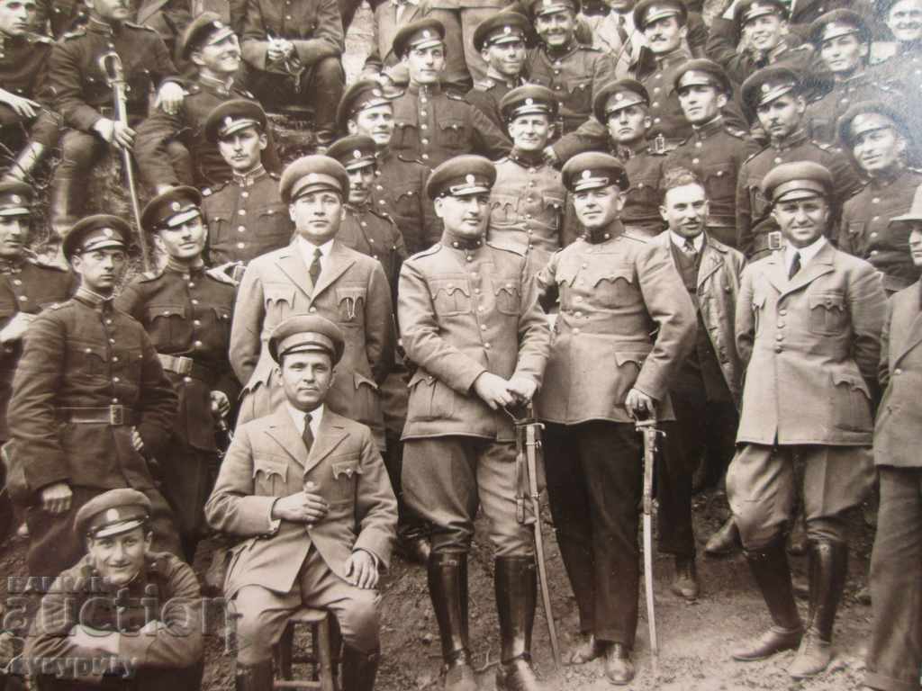 Auction Old old photo of military from the Kingdom of Bulgaria Auction Old old photo of military from the Kingdom of Bulgaria