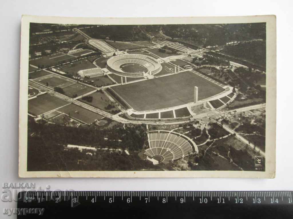 Old photo postcard stadium Olympic Games Berlin 1936 with price 35.00 BGN | € 17.90 Old photo postcard stadium Olympic Games Berlin 1936 with price 35.00 BGN | € 17.90