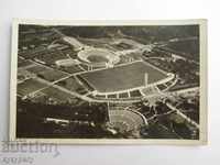 Стара снимка картичка стадион Олимпийски игри Берлин 1936 г.