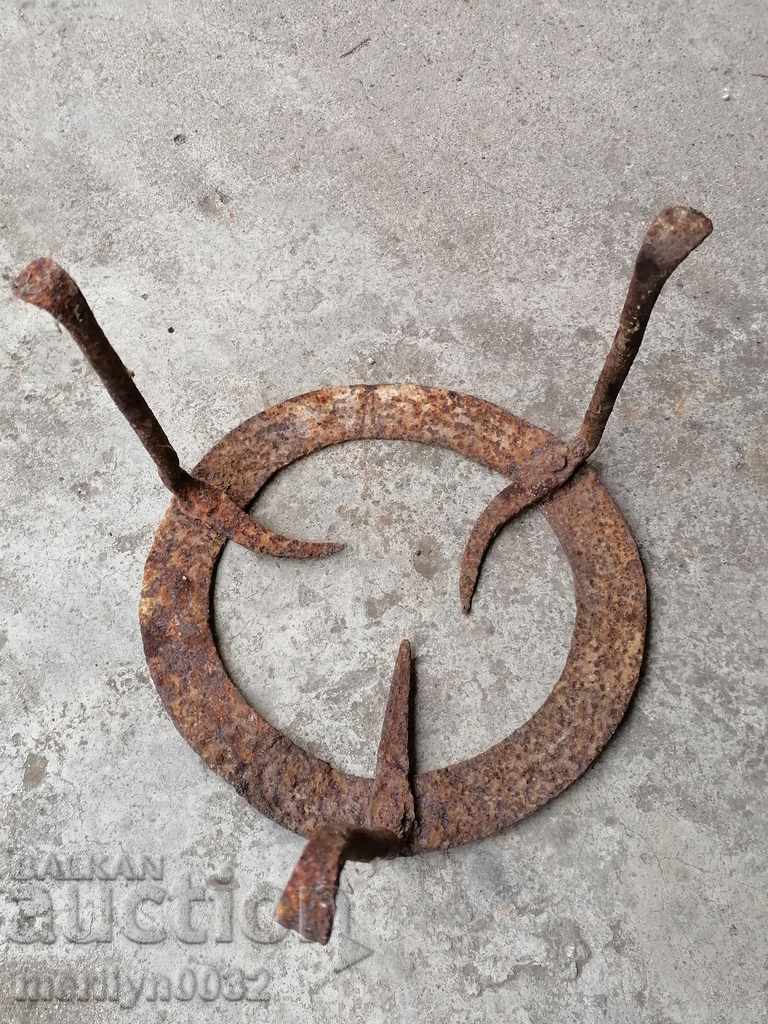 Auction Antique wrought iron stove, hearth, grill, wrought iron Auction Antique wrought iron stove, hearth, grill, wrought iron