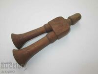 Old children's toy wooden whistle