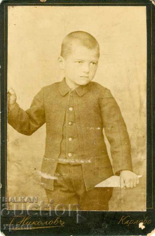 СТАРА ФОТОГРАФИЯ - КАРТОН - Г. НИКОЛОВ – КАРЛОВО - М0362 СТАРА ФОТОГРАФИЯ - КАРТОН - Г. НИКОЛОВ – КАРЛОВО - М0362