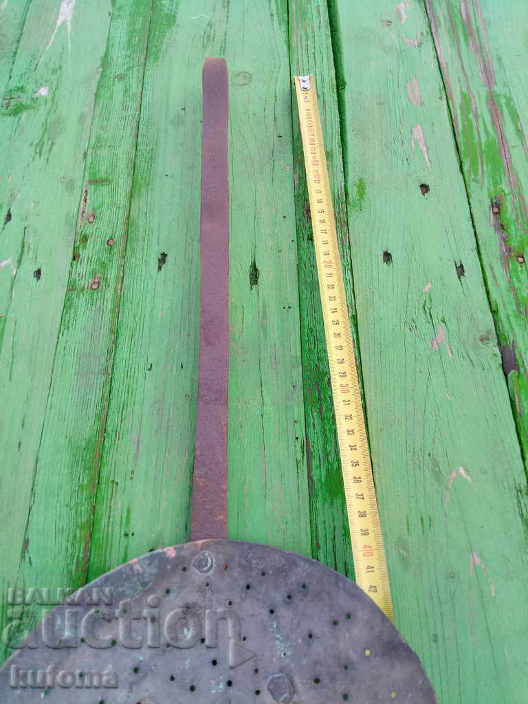 Auction Old copper colander strainer Auction Old copper colander strainer