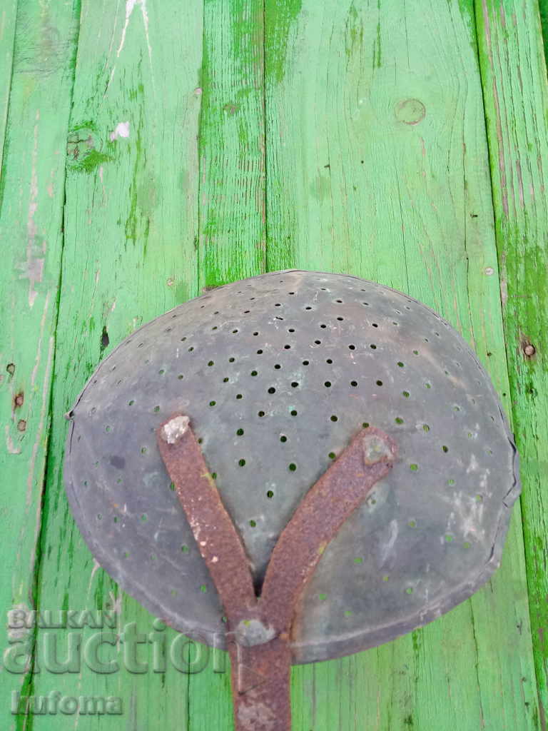 Delivery of Old copper strainer