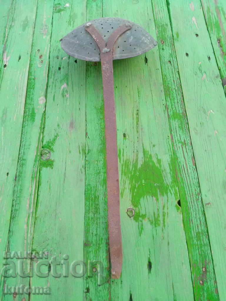 Old copper colander strainer - 5 Old copper colander strainer - 5