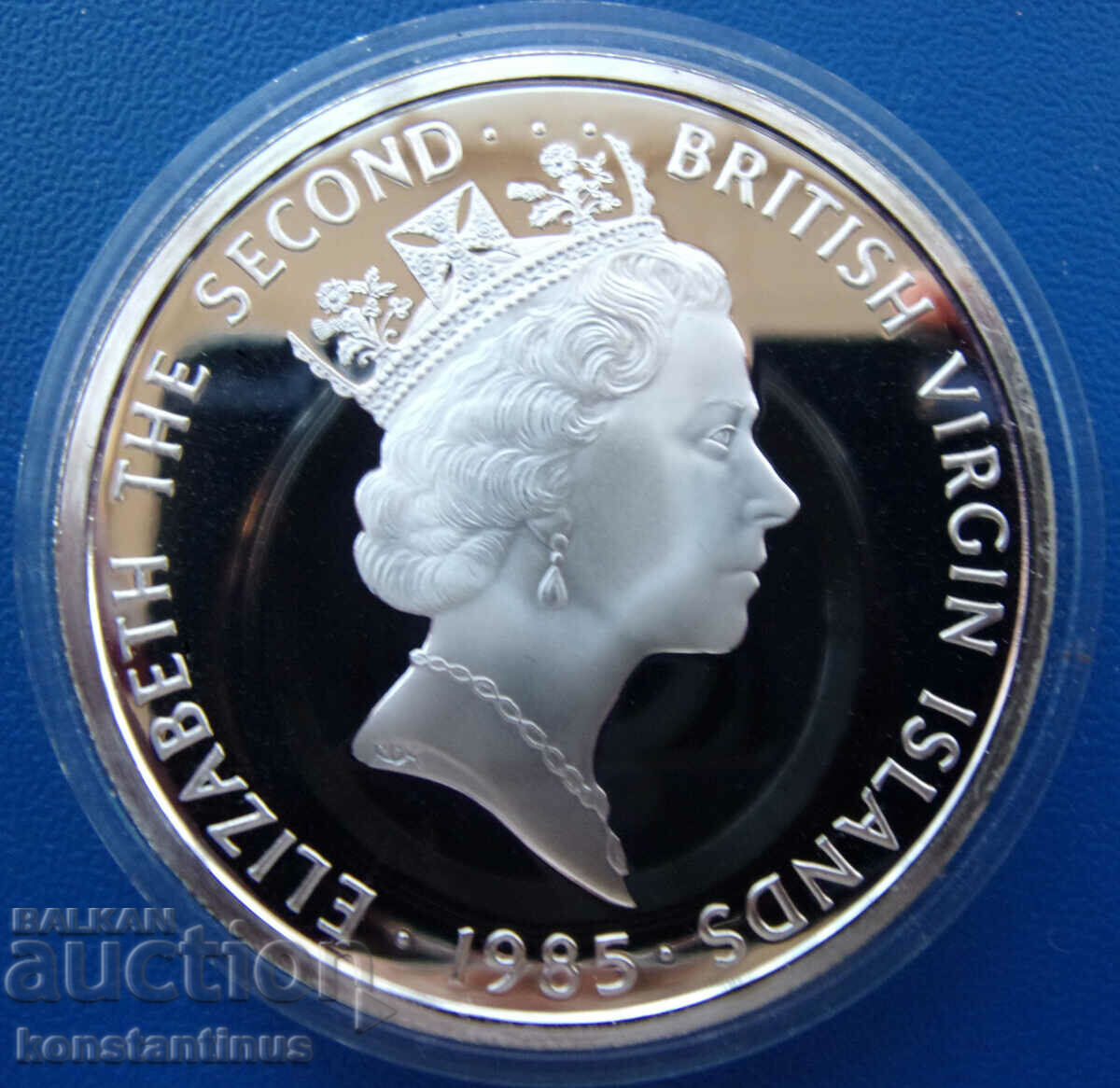 Insulele Virgine Britanice 20 USD 1985 UNC Foarte rar cu preț € 79.25 | 155.00 BGN Insulele Virgine Britanice 20 USD 1985 UNC Foarte rar cu preț € 79.25 | 155.00 BGN